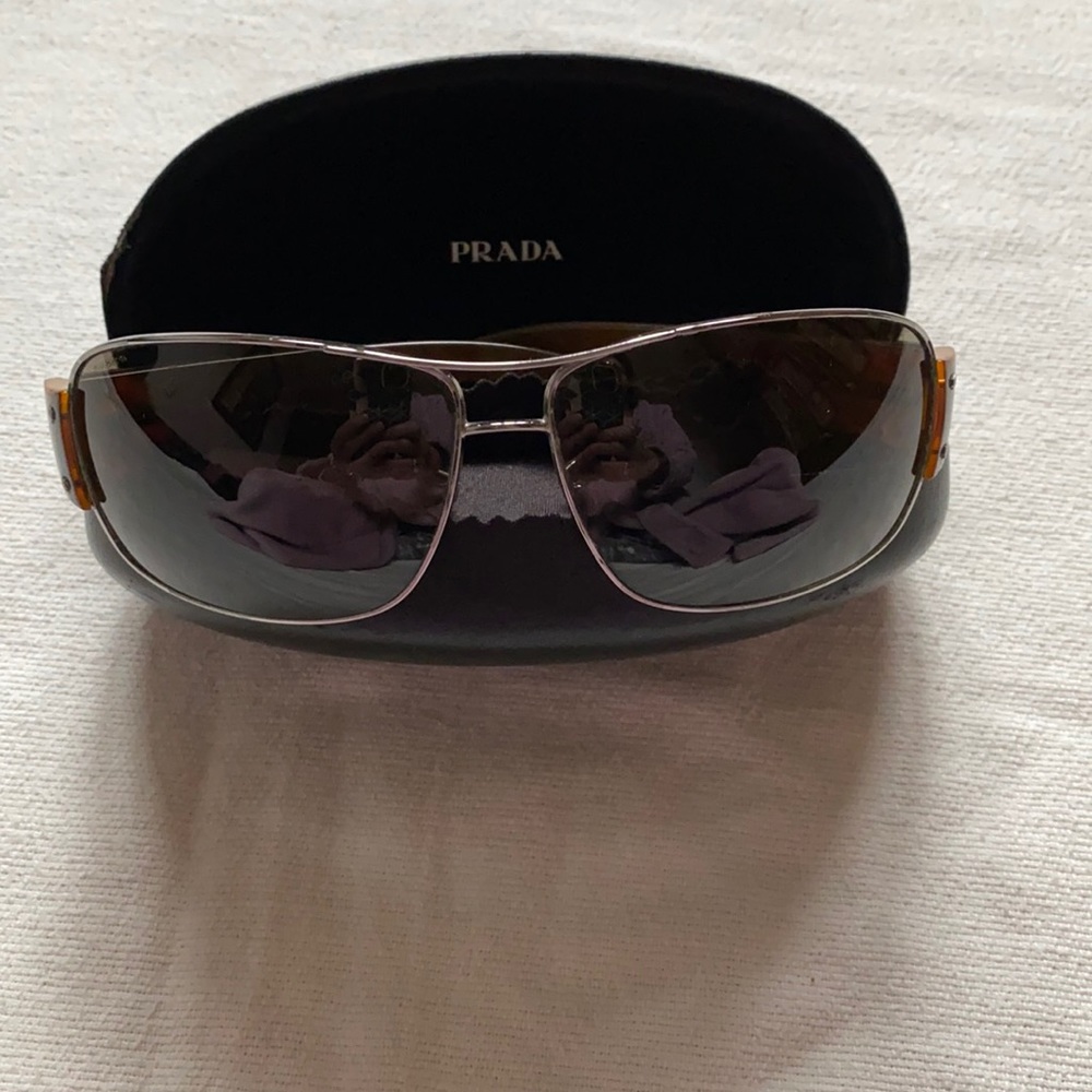 Prada Men’s Sunglasses with Dark Lenses